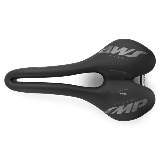 Selle Route/VTT SMP VT30 155x283mm Rails Inox - Noir