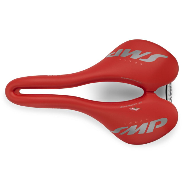 Selle Route/VTT/Gravel SMP VT30C 155x255mm Rails Inox - Rouge