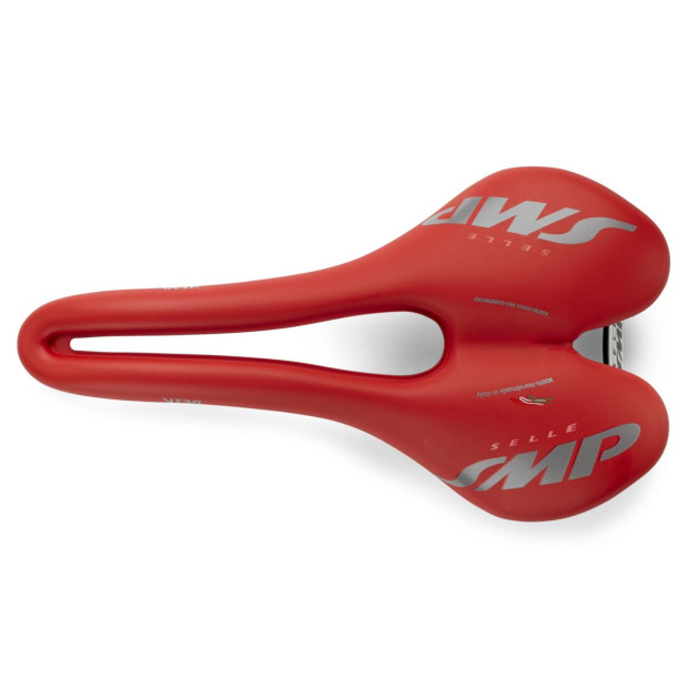 Selle Route/VTT SMP VT30 155x283mm Rails Carbone - Rouge