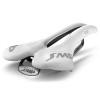 Selle Route/VTT SMP VT30 155x283mm Rails Carbone - Blanc