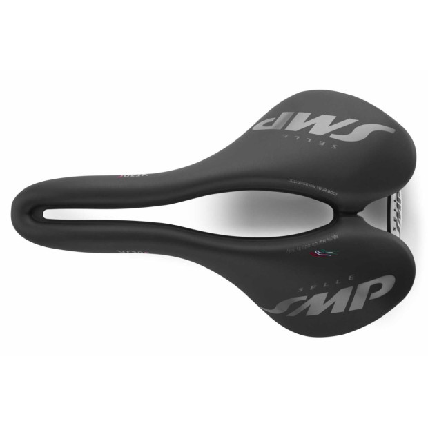 Selle Route/VTT/Gravel SMP VT30C 155x255mm Rails Inox - Noir