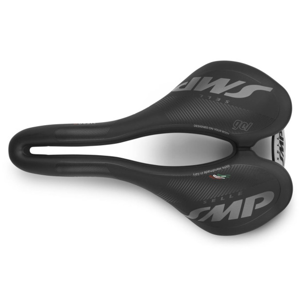 Selle Route/VTT/Gravel SMP VT30C Gel 155x255mm Rails Carbone - Noire