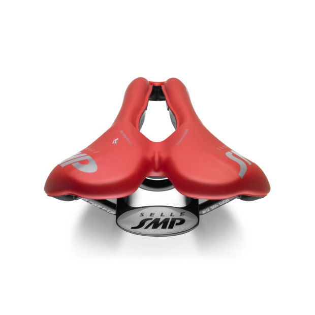 Selle Route/VTT/Gravel SMP VT20 142x280mm Rails Inox - Rouge