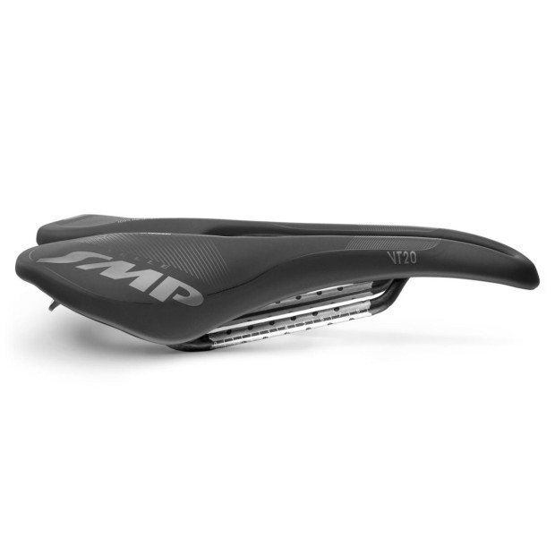 Selle Route/VTT/Gravel SMP VT20 Gel 142x280mm Rails Carbone - Noir