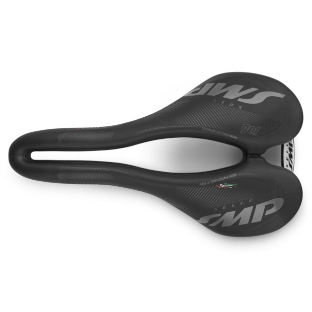 Selle Route/VTT/Gravel SMP VT20C Gel 144x255mm Rails Carbone - Marron Gravel