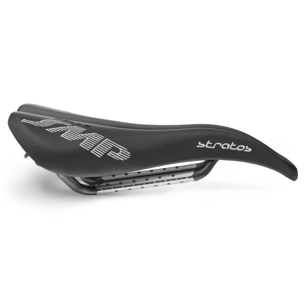 Selle SMP Stratos 131x266mm Rails Carbone - Noir