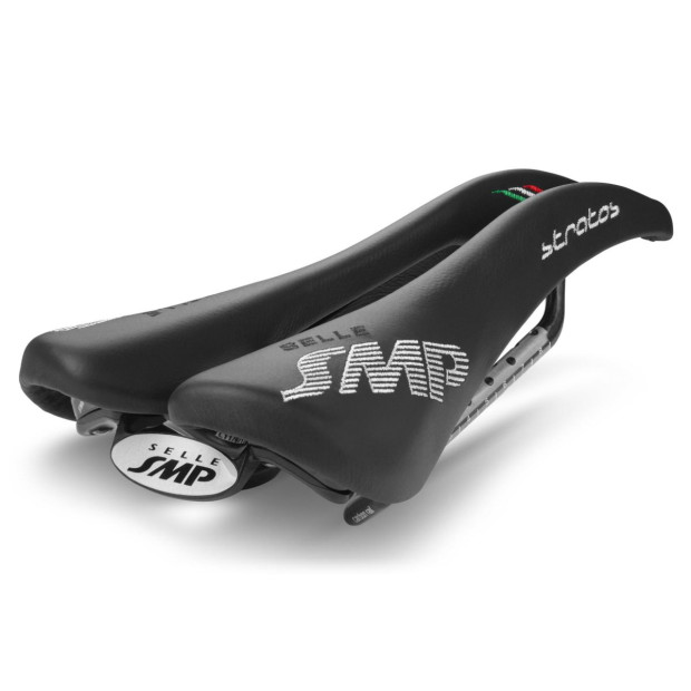 Selle SMP Stratos 131x266mm Rails Carbone - Noir