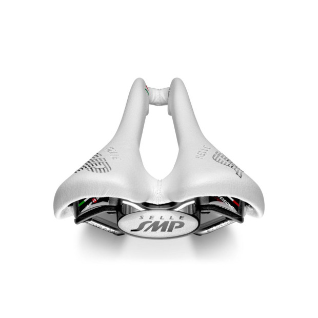 Selle SMP Stratos 131x266mm Rails Inox - Blanc