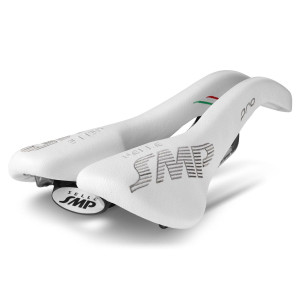 Selle SMP Pro 148x278mm Rails Carbone - Blanc