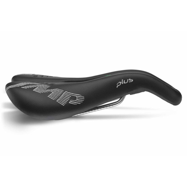 Selle SMP Plus 159x279mm Rails Inox - Noire