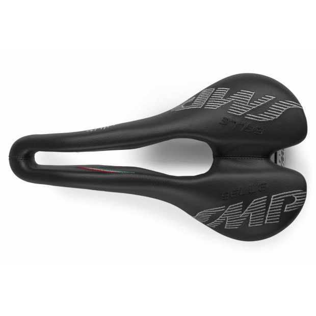 Selle SMP Plus 159x279mm Rails Inox - Noire