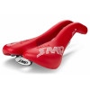 Selle SMP Plus 159x279mm Rails Inox - Rouge