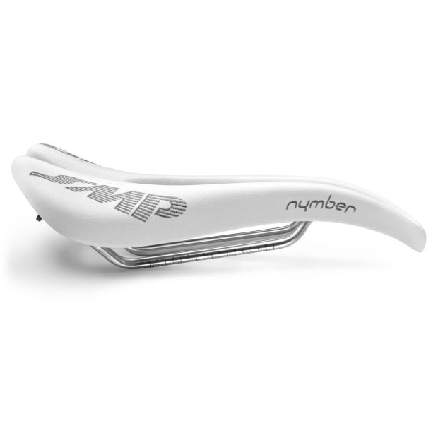 Selle SMP Nymber 139x267mm Rails Inox - Blanc