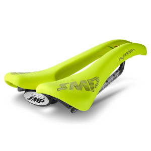 Selle SMP Nymber 139x267mm Rails Carbone - Jaune Fluo