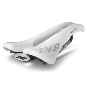 Selle SMP Nymber 139x267mm Rails Carbone - Blanc