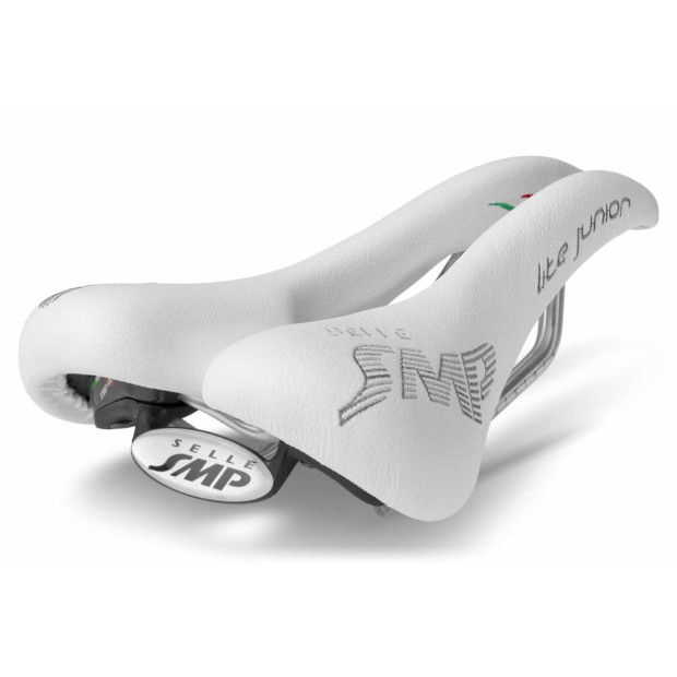 Selle SMP Lite Junior 138x234mm Rails Inox - Blanc