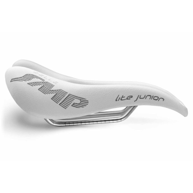 Selle SMP Lite Junior 138x234mm Rails Inox - Blanc