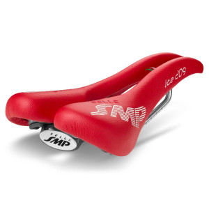 Selle SMP LITE 209 139x273mm Rails Inox - Rouge