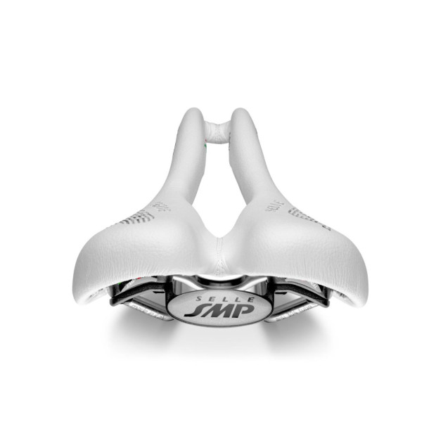 Selle SMP Lite 209 139x273mm Rails Inox - Blanche