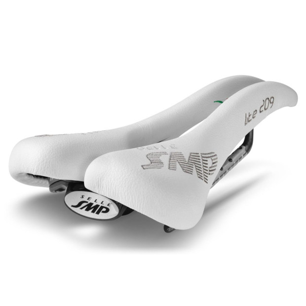 Selle SMP Lite 209 139x273mm Rails Carbone - Blanc