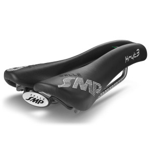 Selle SMP Kryt3 132x245mm Rails Inox - Noir