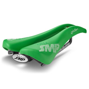 Selle SMP Glider 266x136 mm Rails Carbone - Vert Italie