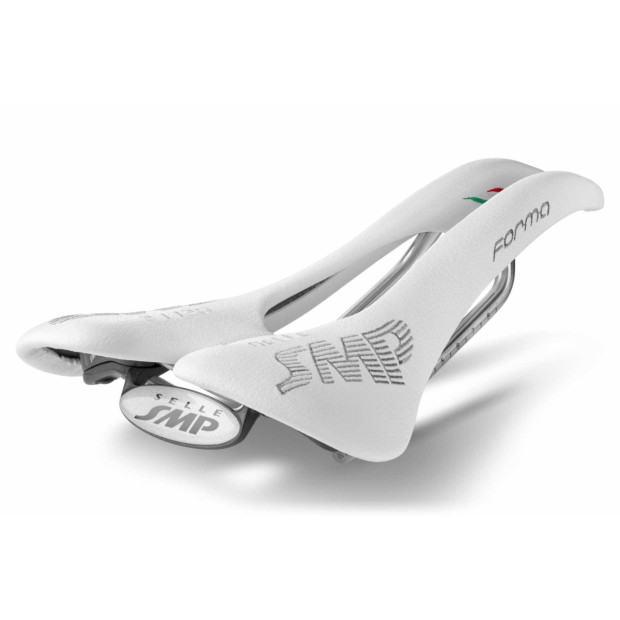 Selle SMP Forma 137x273mm Rails Inox - Blanche