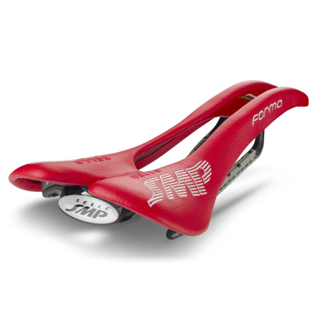 Selle SMP Forma 137x273mm Rails Carbone - Rouge