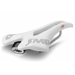 Selle SMP F30 149x295mm Rails Inox - Blanc