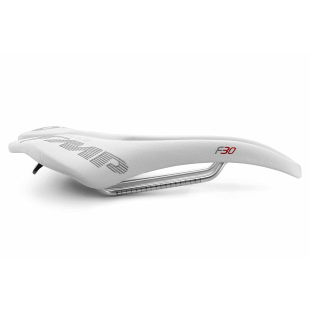 Selle SMP F30 149x295mm Rails Inox - Blanc