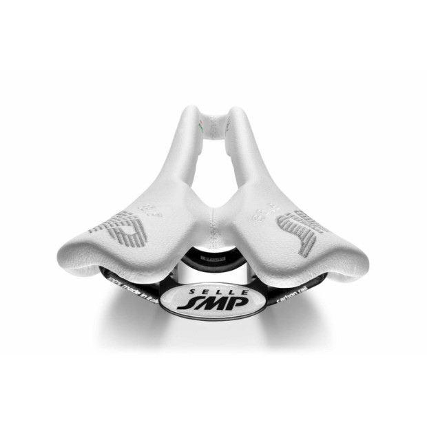 Selle SMP F30 149x295mm Rails Carbone - Blanc