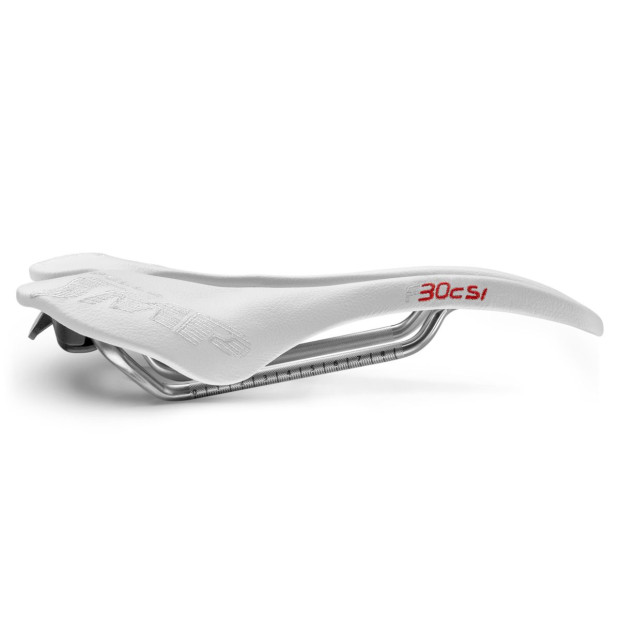 Selle SMP F30Csi 150x250mm Rails Inox - Blanc