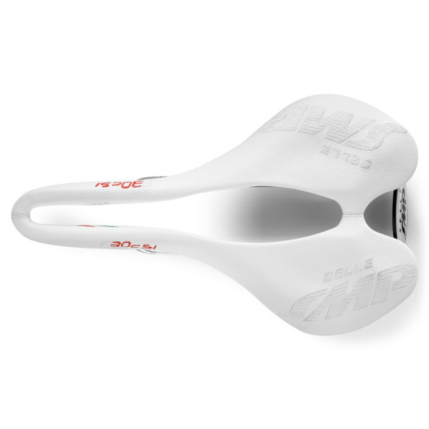 Selle SMP F30Csi 150x250mm Rails Inox - Blanc