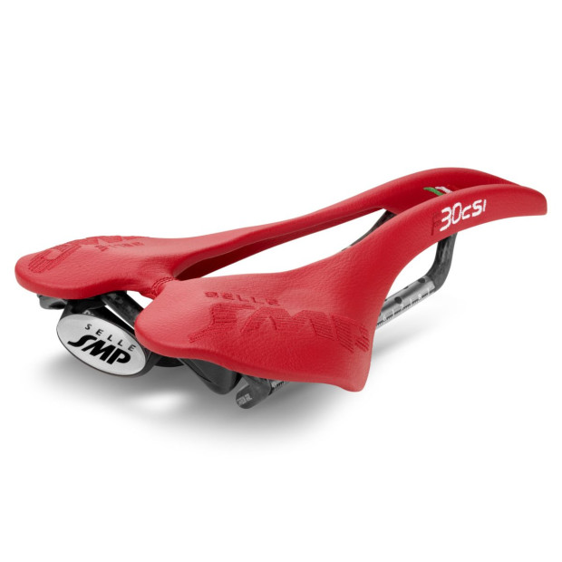 Selle SMP F30Csi 150x250mm Rails Carbone - Rouge