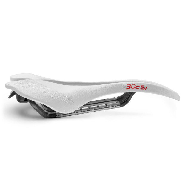 Selle SMP F30Csi 150x250mm Rails Carbone - Blanc