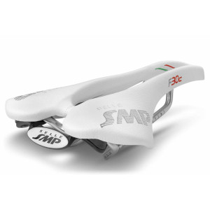 Selle SMP F30C 150x249mm Rails Inox - Blanc