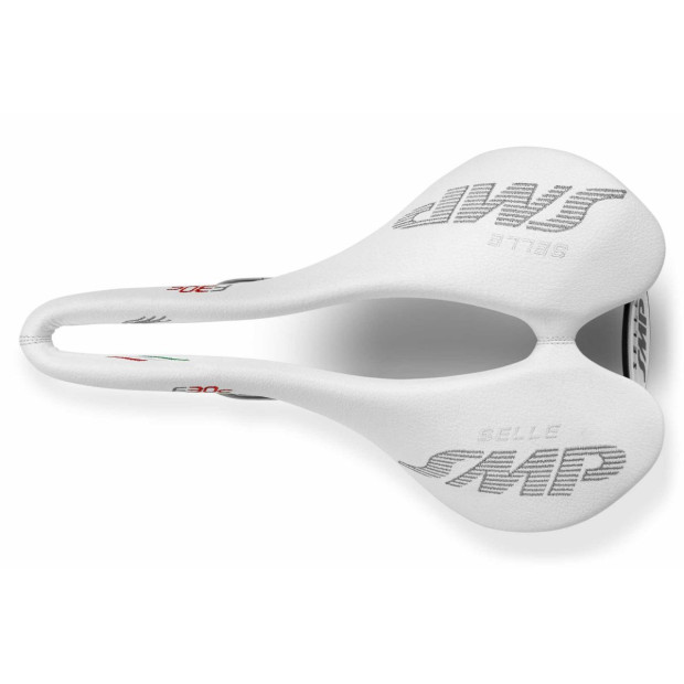 Selle SMP F30C 150x249mm Rails Inox - Blanc