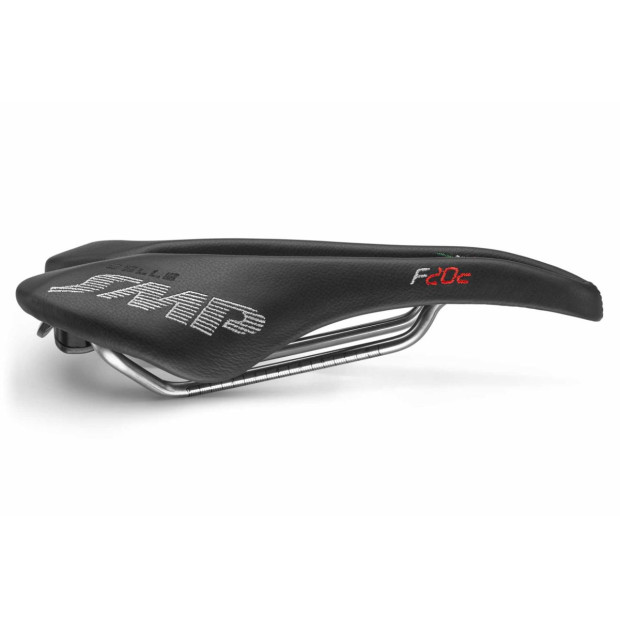 Selle SMP F20C 134x250mm Rails Inox - Noir