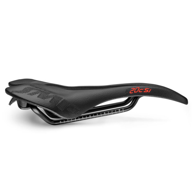 Selle SMP F20Csi 135x250mm Rails Inox - Noir