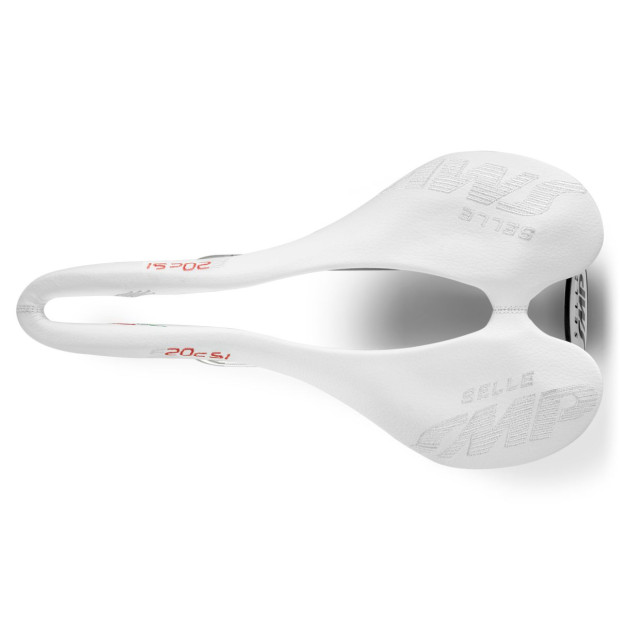 Selle SMP F20Csi 135x250mm Rails Inox - Blanc