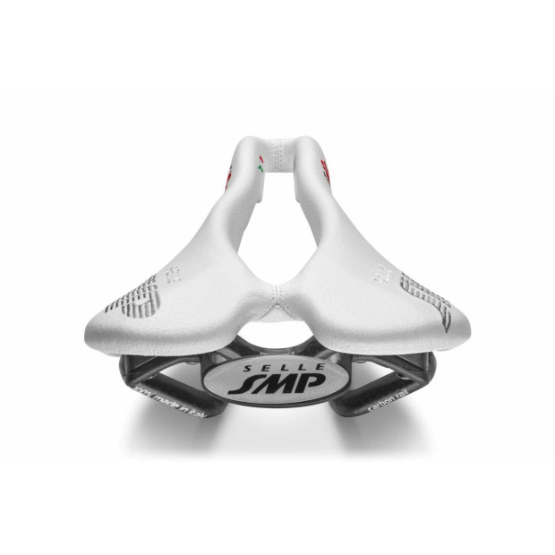 Selle SMP F20C 134x250mm Rails Carbone - Blanc