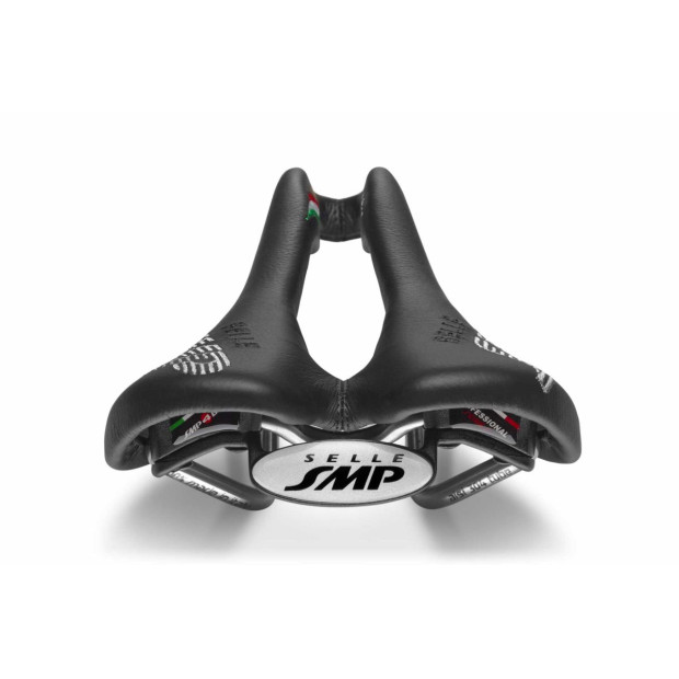 Selle SMP Evolution 129x266mm Rails Inox - Noire