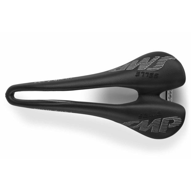 Selle SMP Evolution 129x266mm Rails Inox - Noire