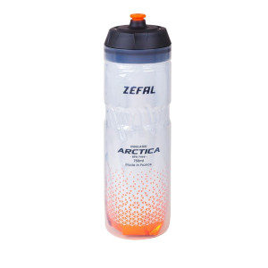 Bidon isotherme Zefal Arctica 750 ml - Argent/Orange