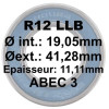 Roulement Enduro Bearings R12 LLB ABEC 3 19,05x41,28x11,11mm