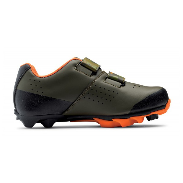 Chaussures VTT Enfants Northwave Origin Junior - Vert Forêt/Orange