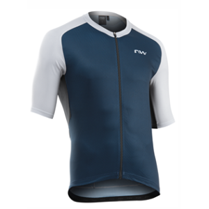 Maillot Manches Courtes Route Northwave Force Evo - Bleu Profond