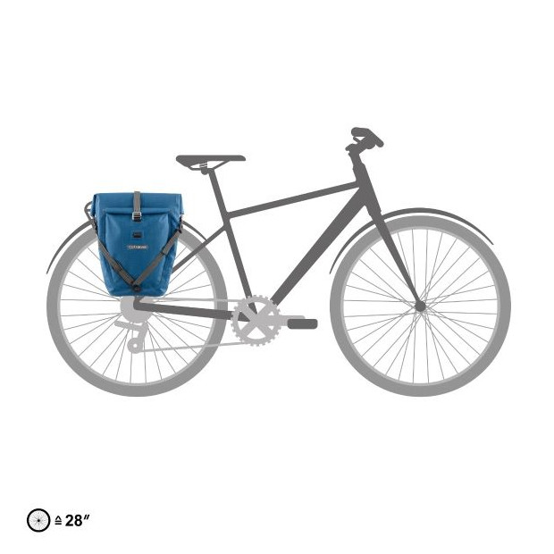 Sacoche de Voyage Ortlieb Back-Roller Plus QL2.1 23L - Bleu Denim