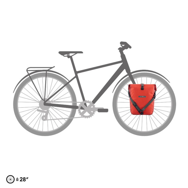 Sacoche Ortlieb Sport-Roller Plus QL2.1 14,5L - Rouge Foncé