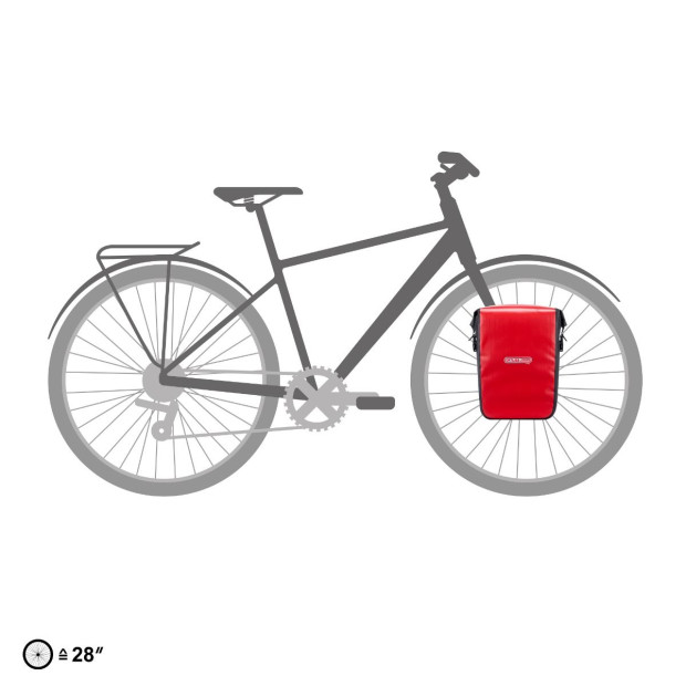Sacoche Ortlieb Sport-Roller Core QL2.1 14,5L - Rouge